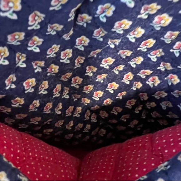 Vintage VERA BRADLEY Royal 1992 Business Bag Tech Laptop Handled Case Indiana - Picture 4 of 17